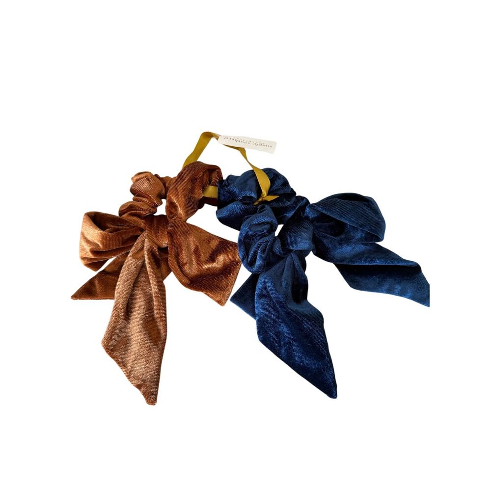 Simply Southern Velvet Bow Hair Ties Scrunchies NWT